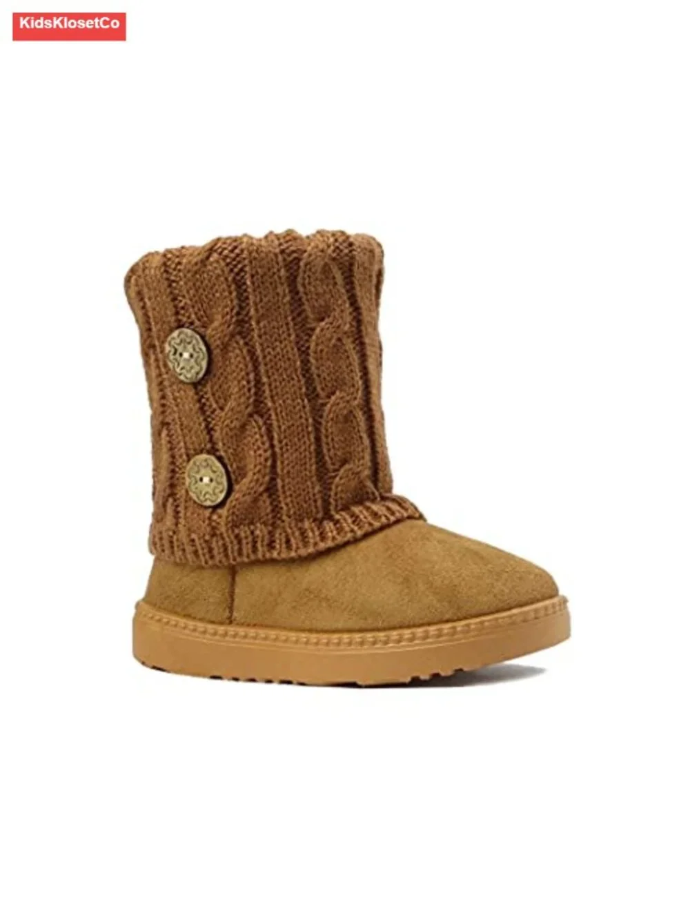Toddler Girl Rhinestone Faux Fur Suede Boots Side Zipper